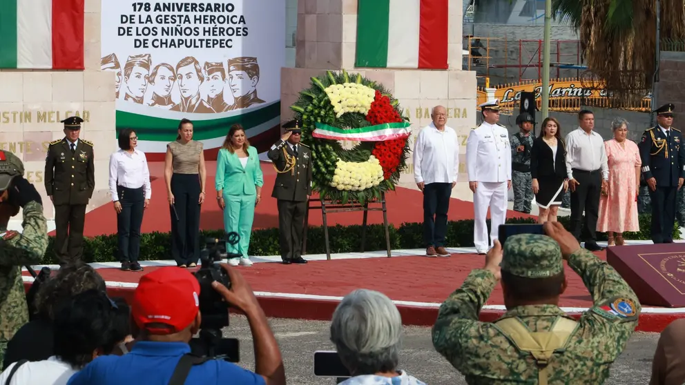 Durante el evento, el mandatario sudcaliforniano record&oacute; la trascendencia hist&oacute;rica de aquel 13 de septiembre de 1847